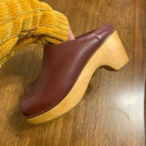 BDG x Urban Outfitters leather clogs